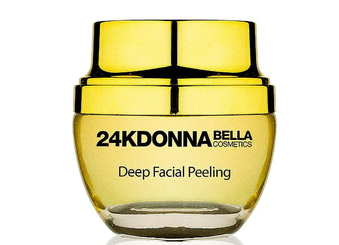Growth Facial 24K Collagen Cosmetics Peeling Gold Bella and - Promotes Stimulates Donna Youthful - Skin Deep