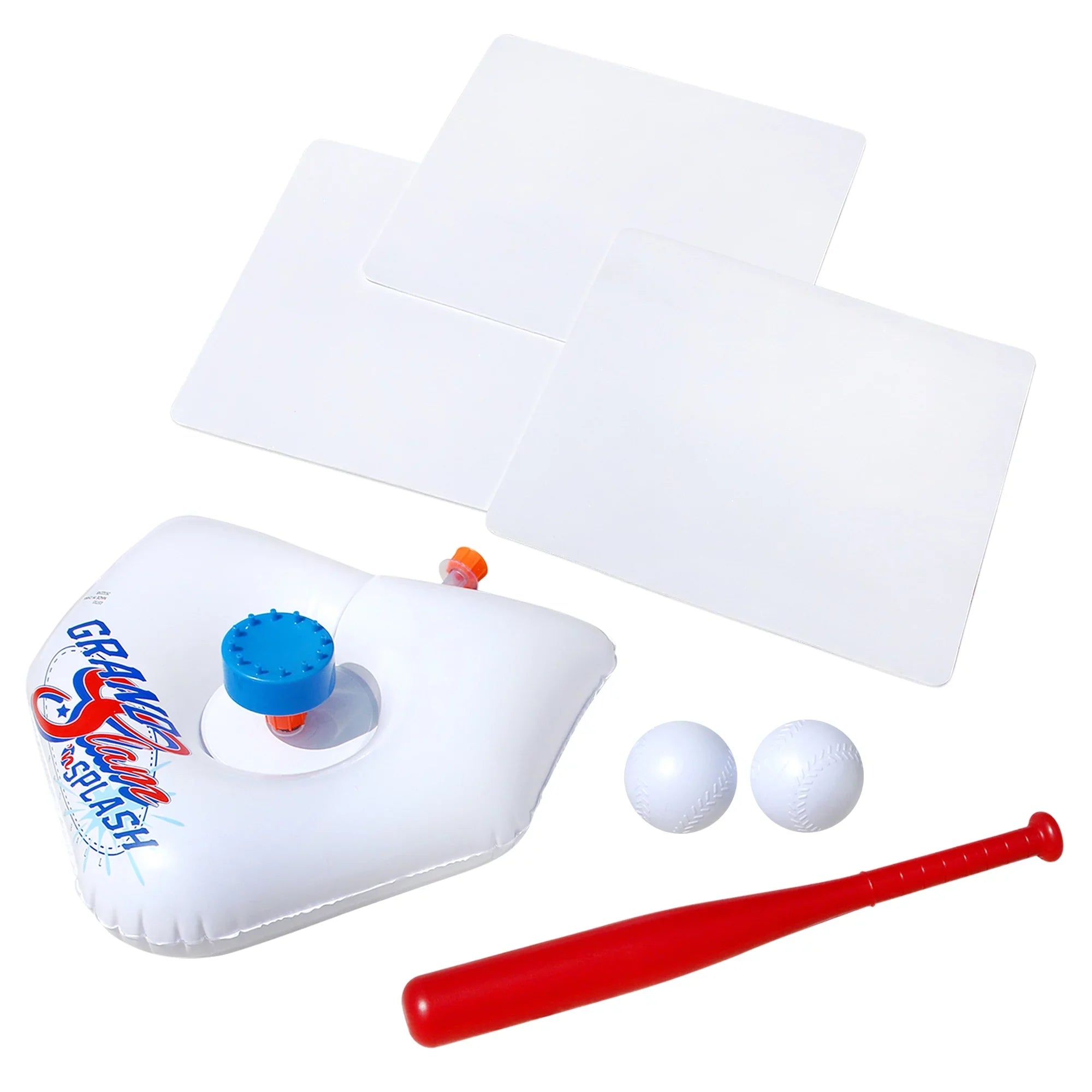 Game Sprinkler Splash 3 Slam Home , Balls Ages Plastic & Plate Bases, Plastic - Backyard Tee + Kids & Baseball Water Batting & 2 + Sports Banzai Includes - Bat Practice,
