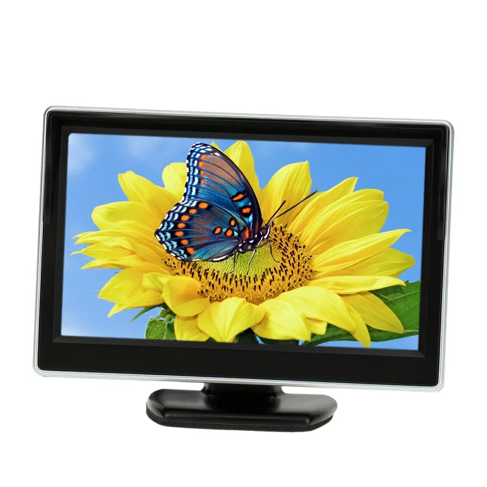 Rear Car Backup 5 View TFT - with Inch LCD Display Parking Camera for and Monitor Safe Assistance System Parking Reverse