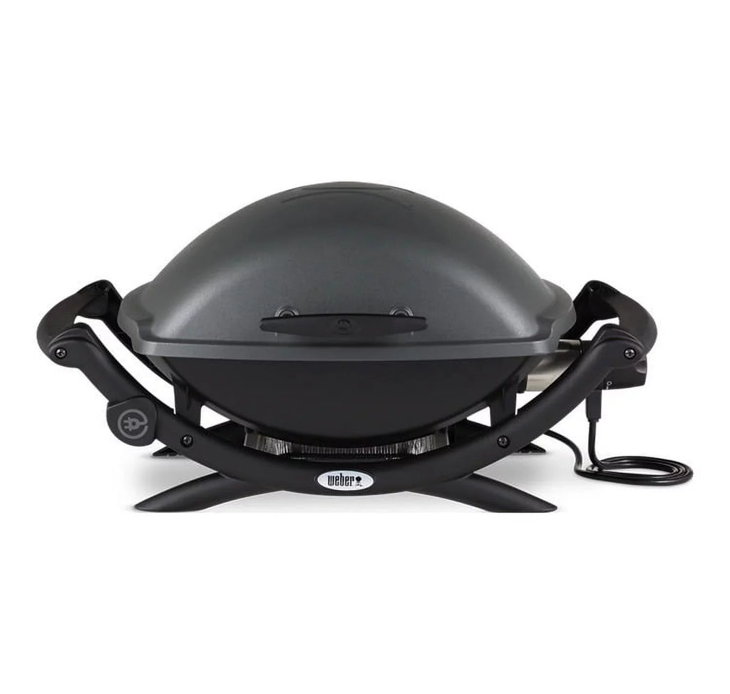 and (Black) Grill Grill with Bundle Q Cover Weber Cart Electric 2400