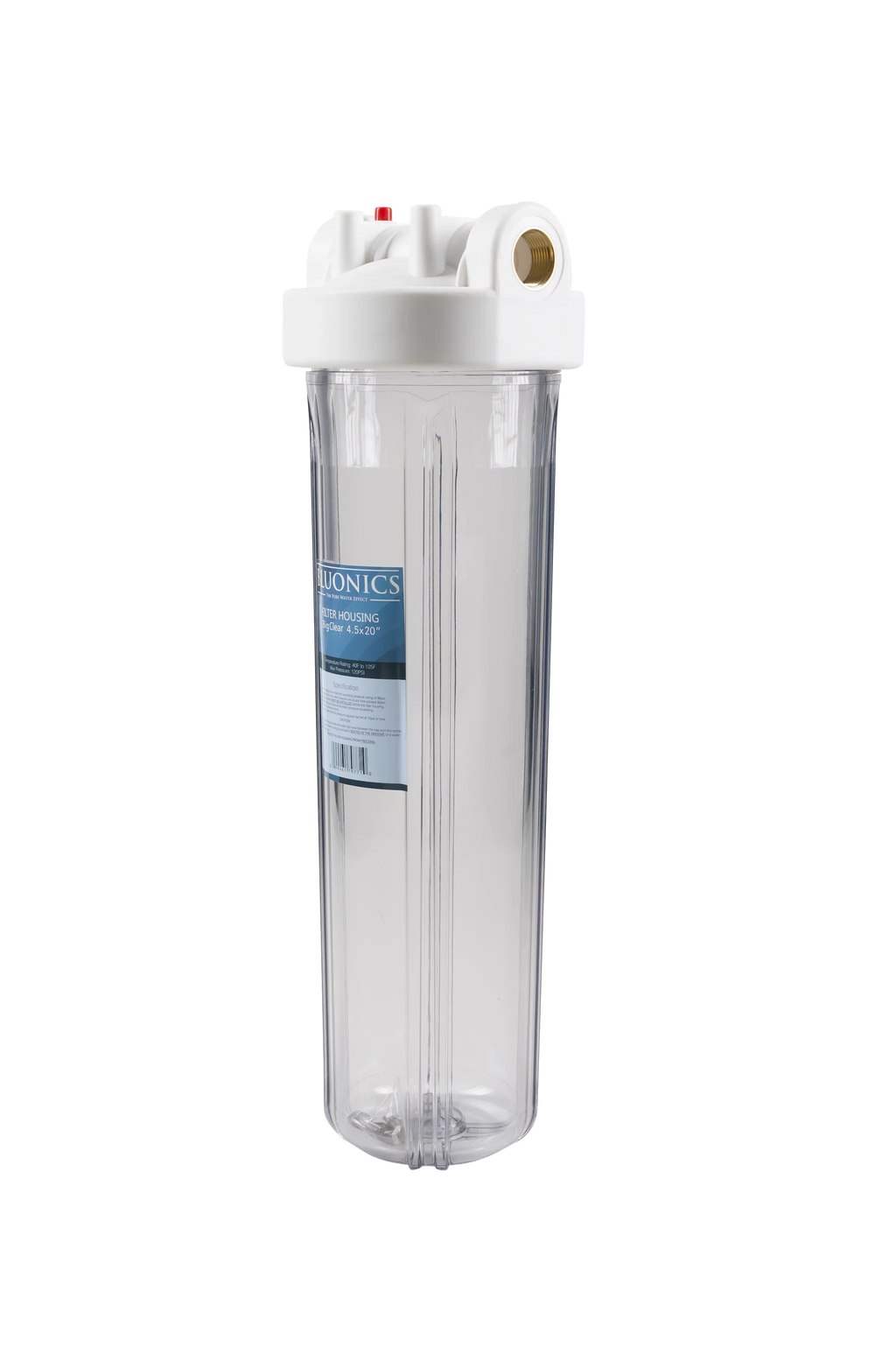 Filter Water House 20" & Housings Carbon Two Blue Filters Blue Clear Whole Sediment w/Pleated Transparent Big