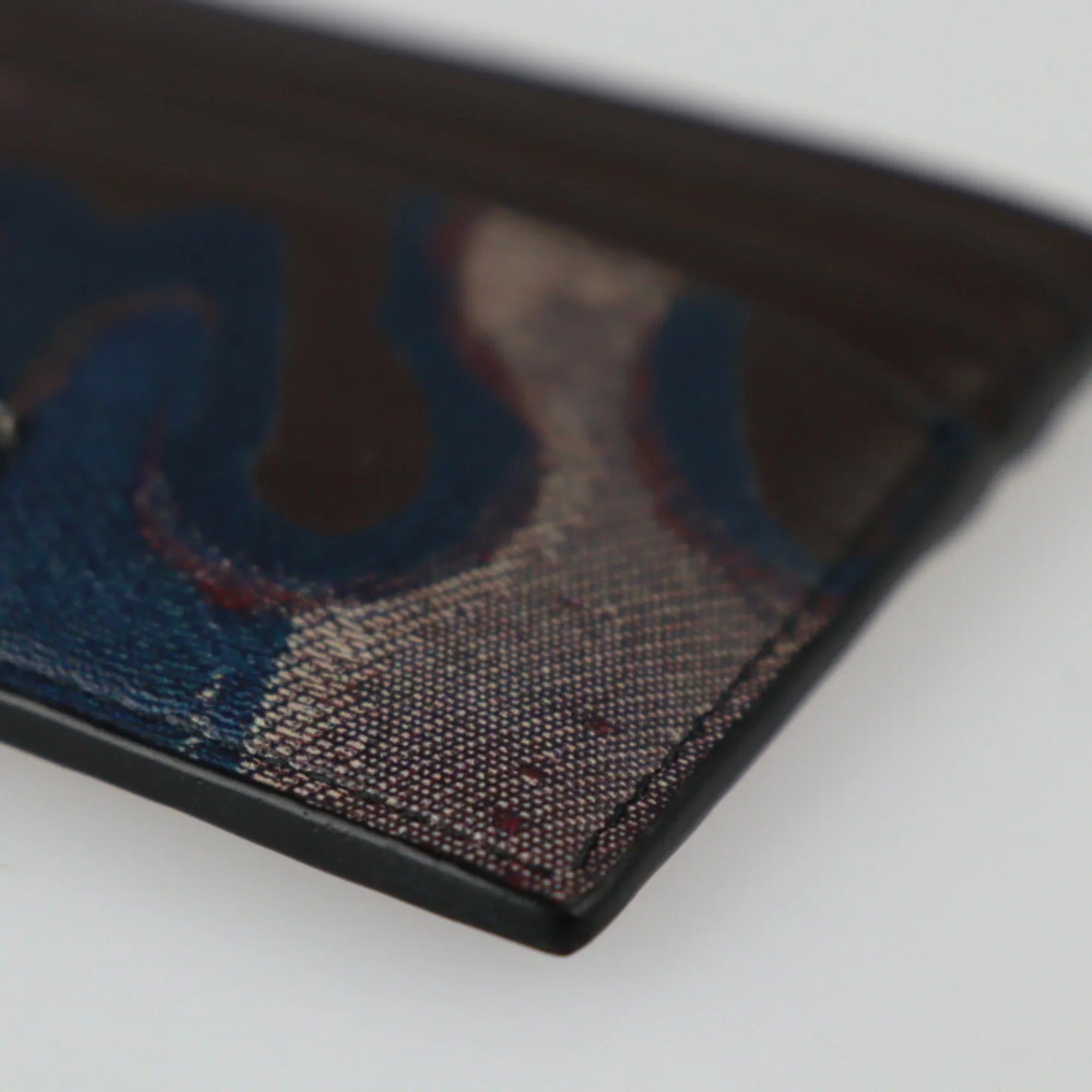 Multicolor Leather Brown New) Series Camouflage Card Christian Pattern Pre-Owned Dior Calf Dior Holder (Like Case Marron Business 2ESCH135UCN