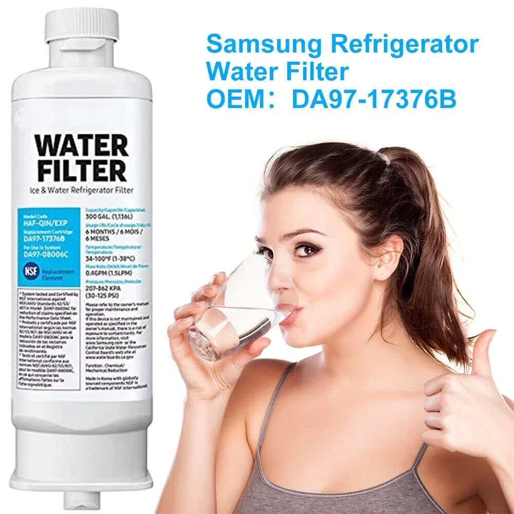 with of DA97-17376B DA97-17376B Compatible Filter,Pack 3 Water Replacement