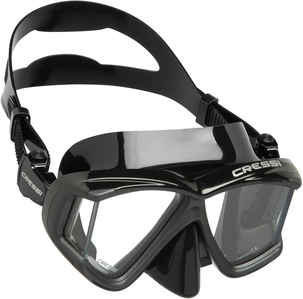 Quattro Cressi (Clear/Sapphire/Silver, SPE Liberty (clear-blue/silver) Quattro) Liberty