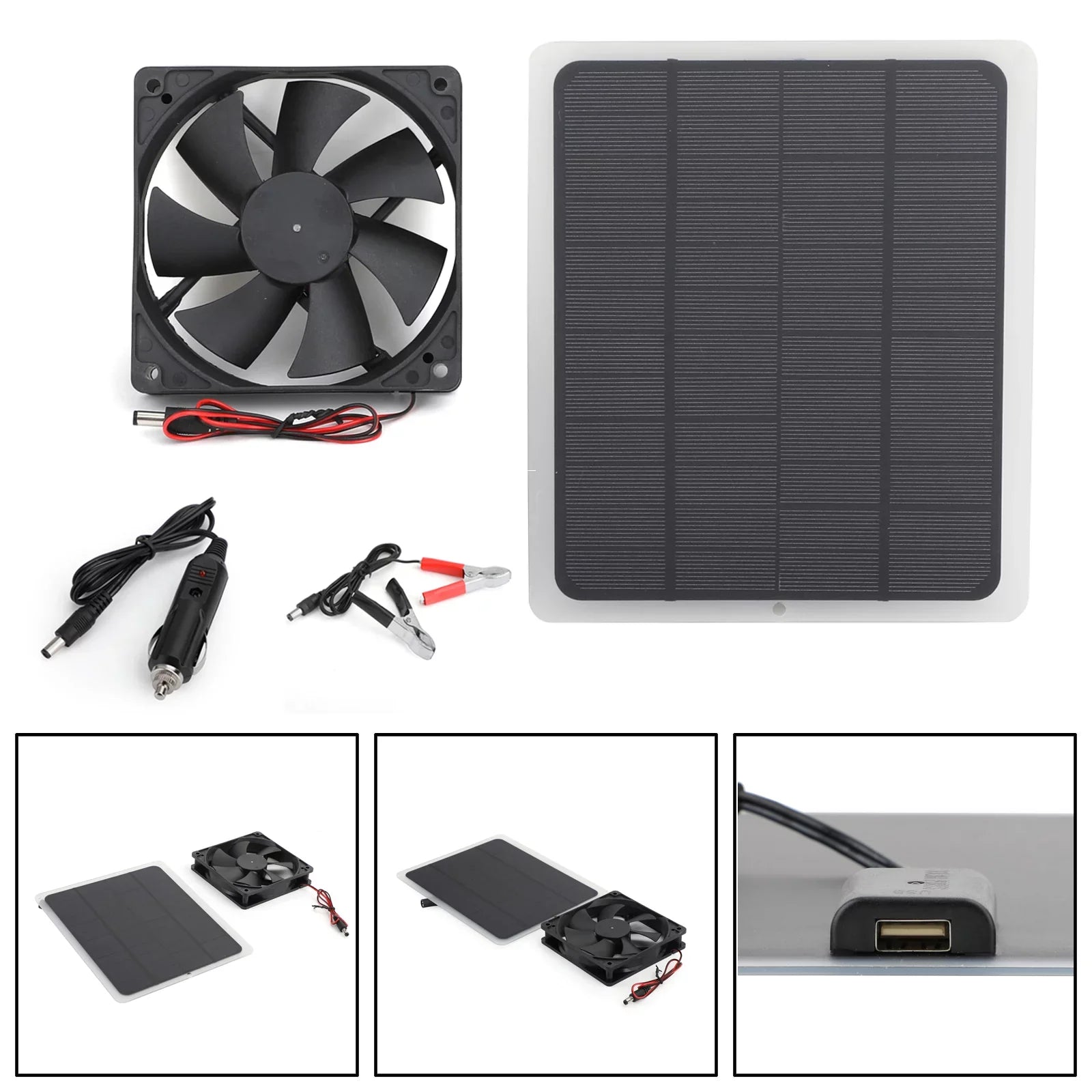 Portable Pet Cooling Ventilation Powered Panel House Houses 10w TOPTENG Outdoor Mini 12V Chicken Fan Ventilator Kit, For Solar Fan Greenhouse Solar Kit, Camping