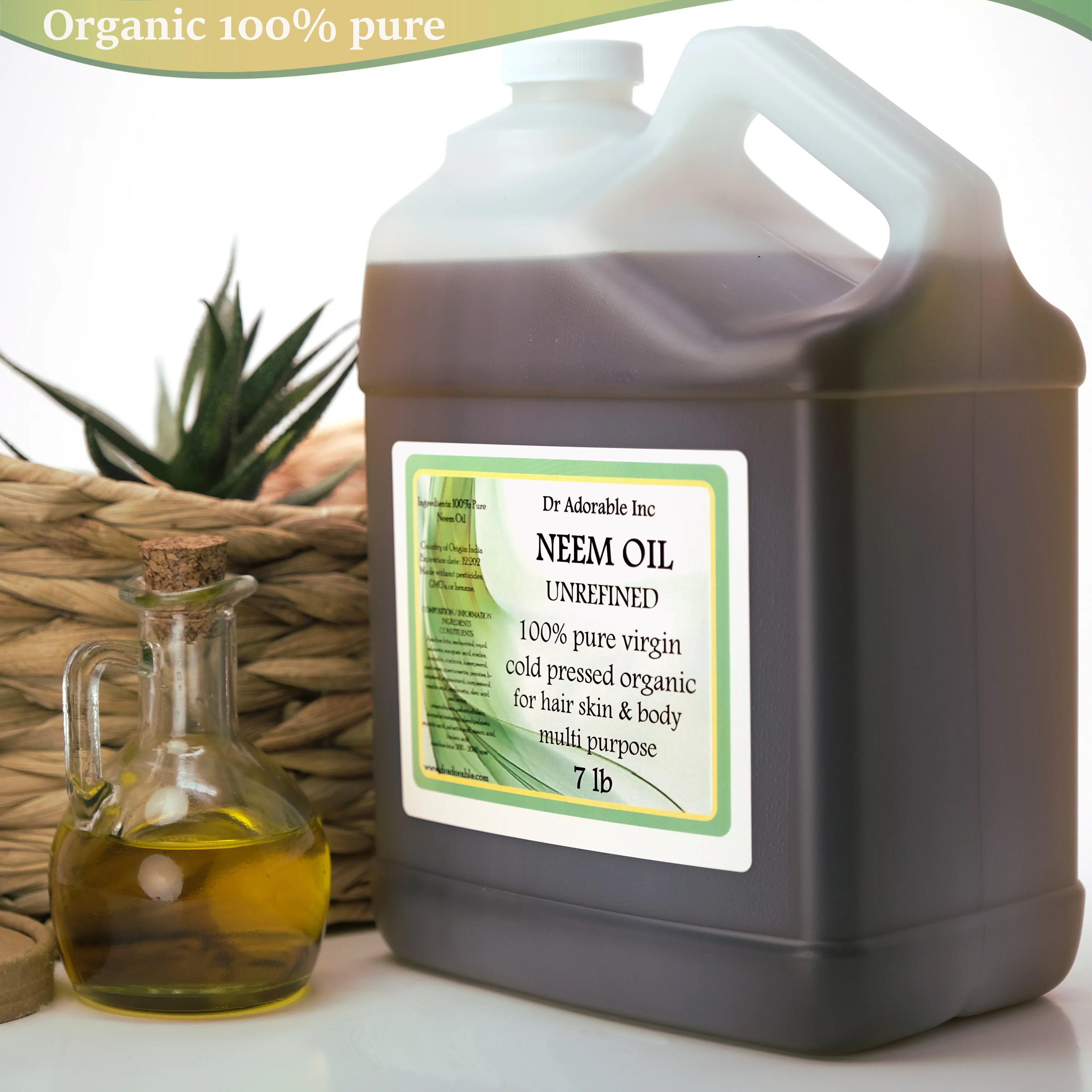 Neem - - Pressed lb 100% Oil Pure Dr. Unrefined Organic 7 Cold Natural Adorable -