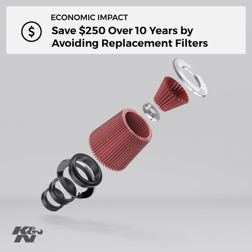 Premium, High Heavy Engine E-3690 Air Replacement K&N Filter: Washable, Duty: Industrial Filter, Performance,