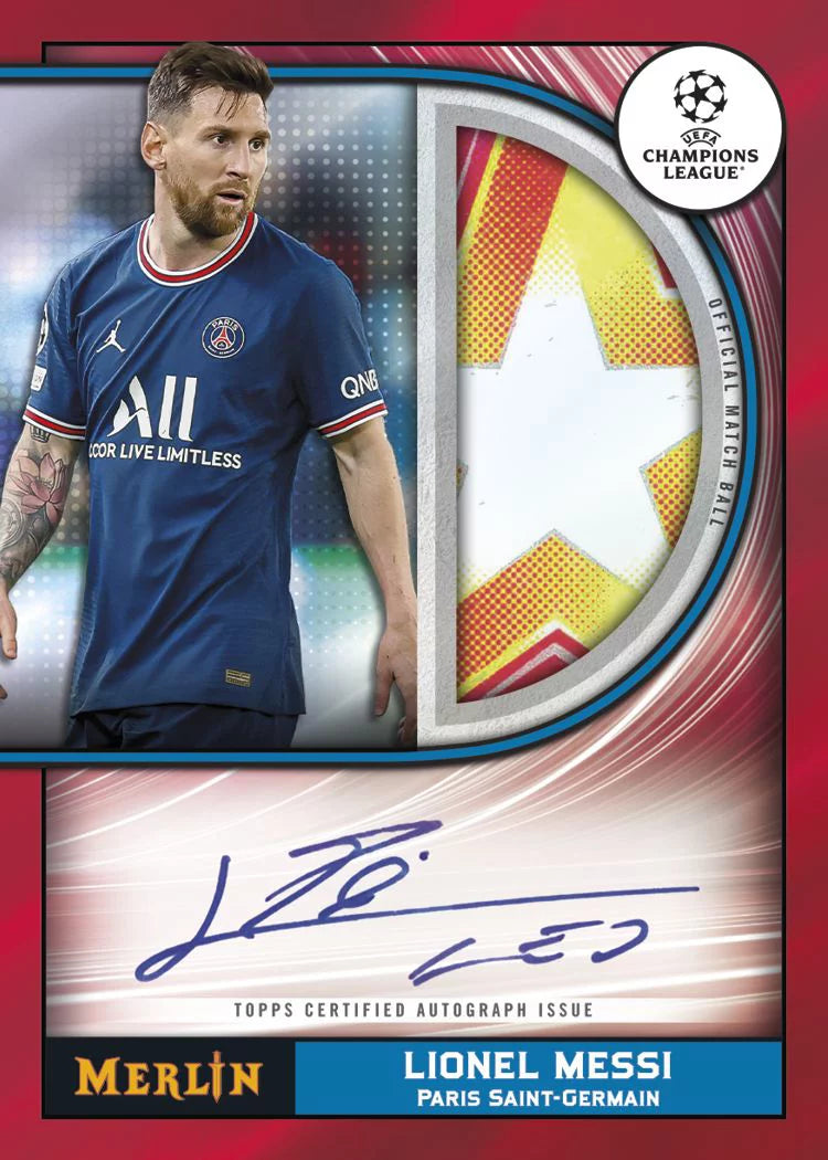 League Merlin Blaster UEFA Champions Box 2021-22 Topps
