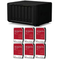 Internal Enclosure, Red WD with Bundle DiskStation DS1621+ SATA NAS 6-Bay 3.5" 4TB Pro 6x Hard III Drive NAS