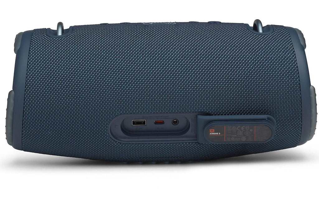 15 Playtime, Waterproof, Xtreme IP67 Speaker, (Refurbished) of Hours Portable (Blue) Bluetooth Restored 3 Powerbank, JBL