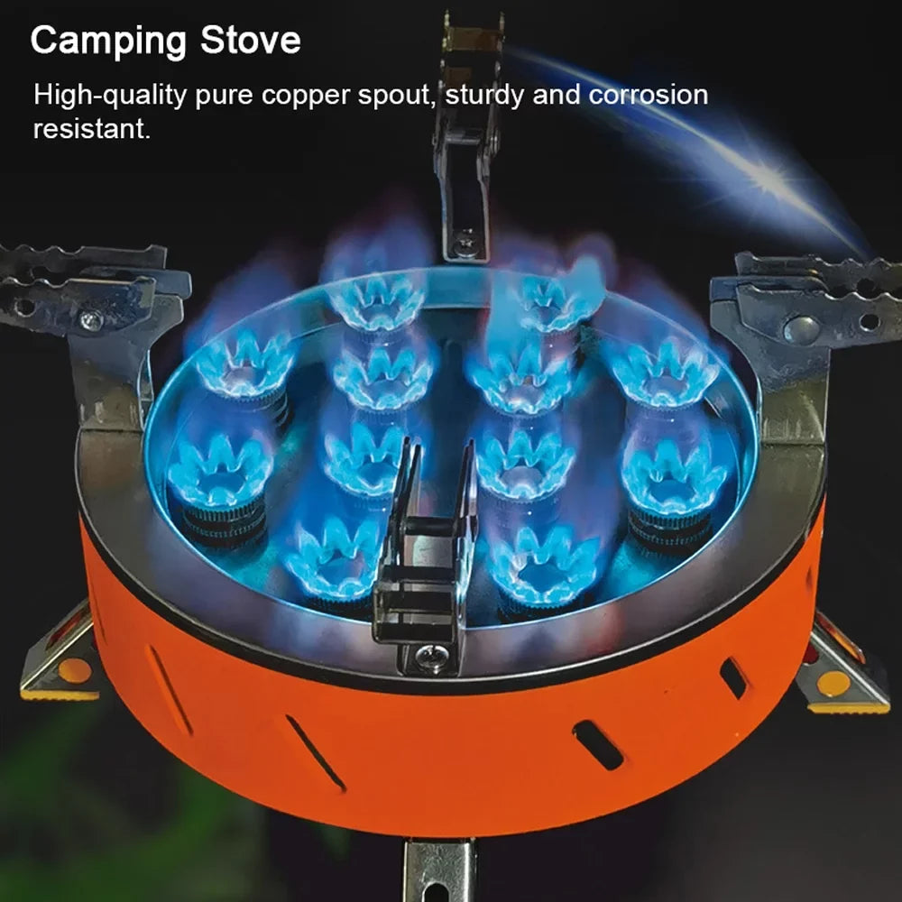 Windproof ZYZY High-Power Camping - for Furnace Gases Camping Stove 12-Core and Outdoor Stove,