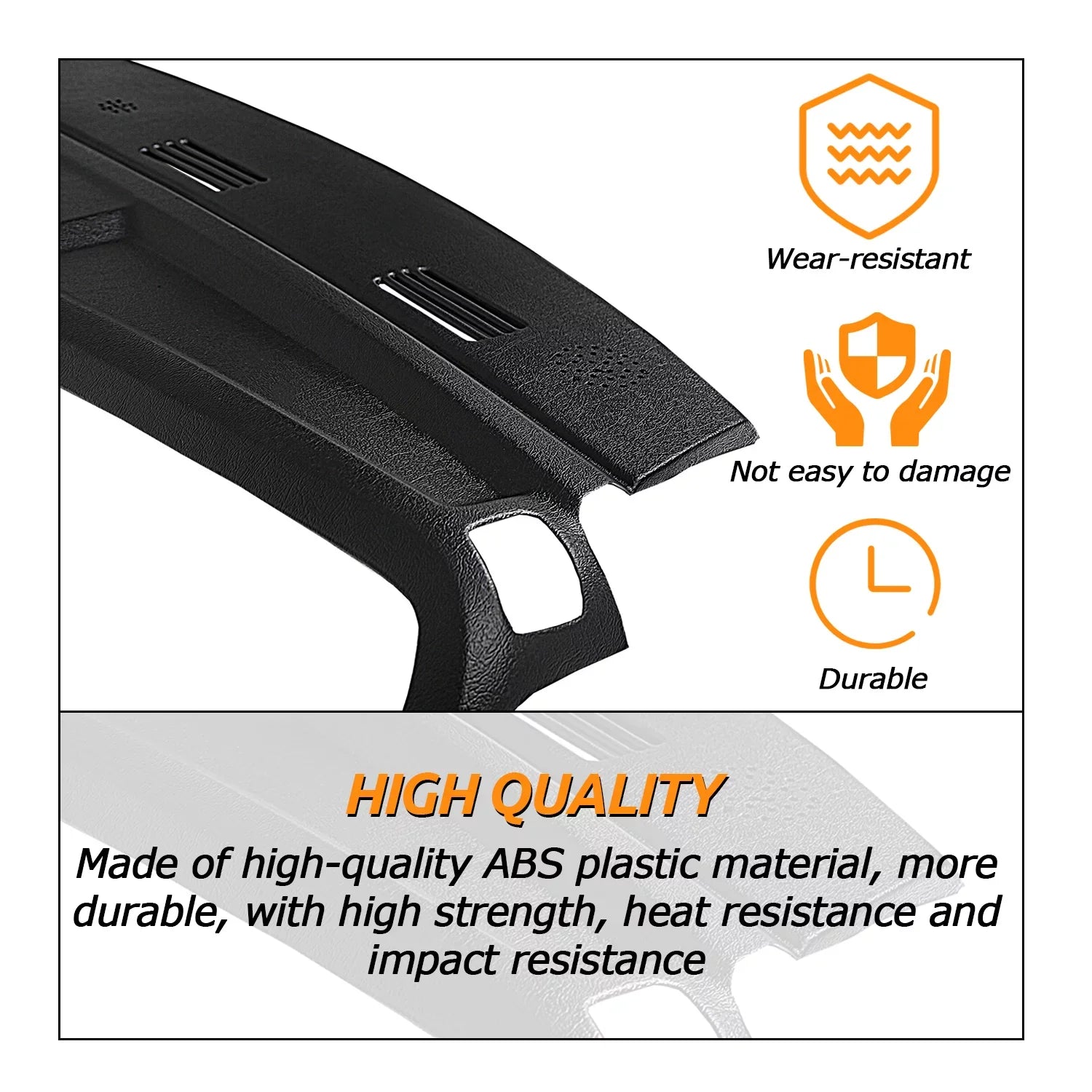 for Protector Ram Pad Kojem Dash 2003 Overlay Dodge 2004 Board Dashboard Cover 2500 Cover Skin 2005 Molded 1500 Cap 3500 Black 2002