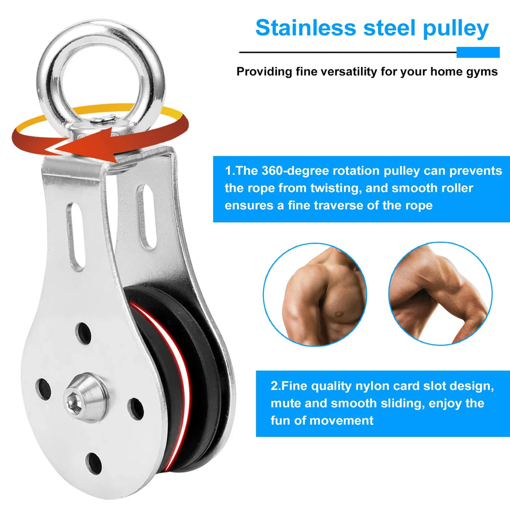 Pulley Fitness DIY Strength Loading Arm Lifting System Blaster Cable Equipment Machine Lixada Pin Biceps Hand Training Triceps Attachment