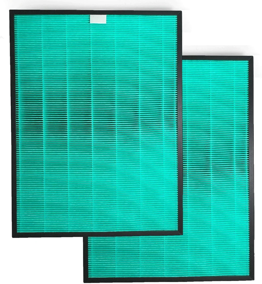 Smoke, for | Activated True Replacement 240 240 | Carbon Coway Removes 2-in-1 Max2 Odor HEPA Airmega 230 Air Packs Filter Nispira 230 Purifier VOCs, Green 2