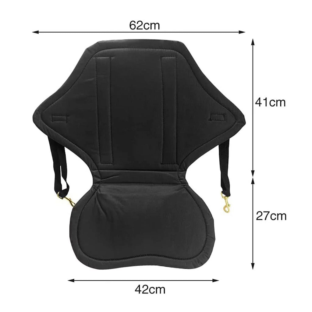 Universal back Seat 1 with Piece Adjustable for with Cushion Board Bag Backrest for Straps Storage Paddle Canoe support Adults Comfort Padded