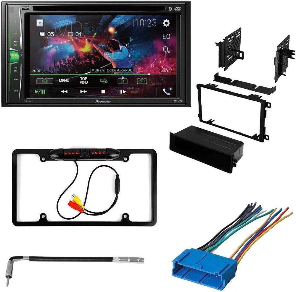 Media Double Touchscreen Car AM/FM Riviera KIT4830 Buick Pioneer Bluetooth/Backup for DIN Stereo 1996-1999 Bundle 6.2" Kit/in-Dash DVD/CD with Camera/Installation W/ WVGA Digital Receiver