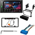 Media Double Touchscreen Car AM/FM Riviera KIT4830 Buick Pioneer Bluetooth/Backup for DIN Stereo 1996-1999 Bundle 6.2" Kit/in-Dash DVD/CD with Camera/Installation W/ WVGA Digital Receiver