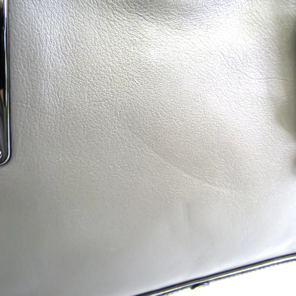 Shoulder (Good) Gray Coach Handbag Leather Bag Womens Pre-Owned