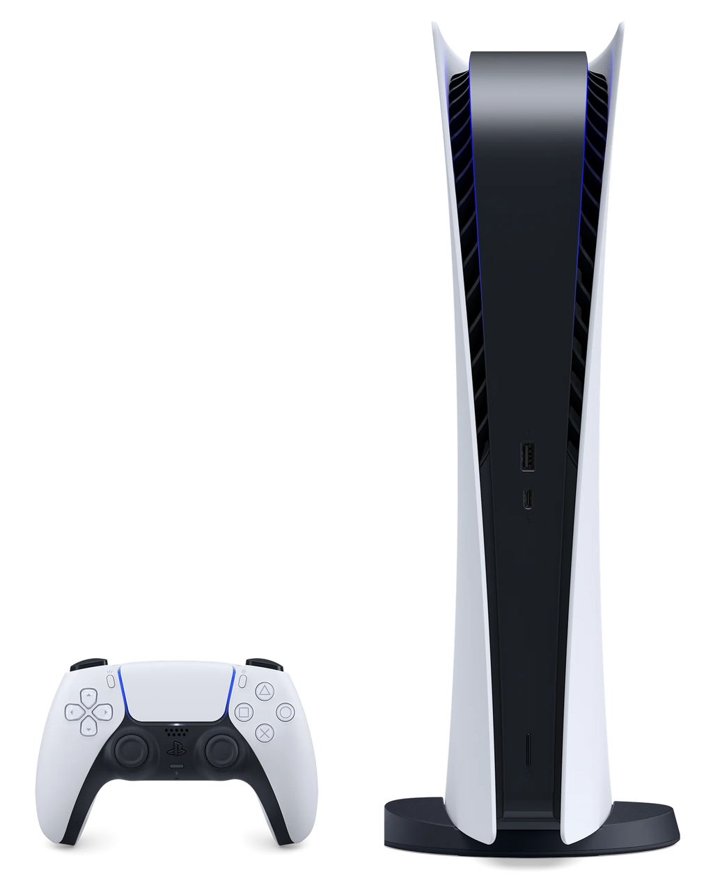 Wireless - With SSD Membership 5 3 - Month Controller 825GB with White Digital Digital All - Version, Plus PS Console PS5 PlayStation