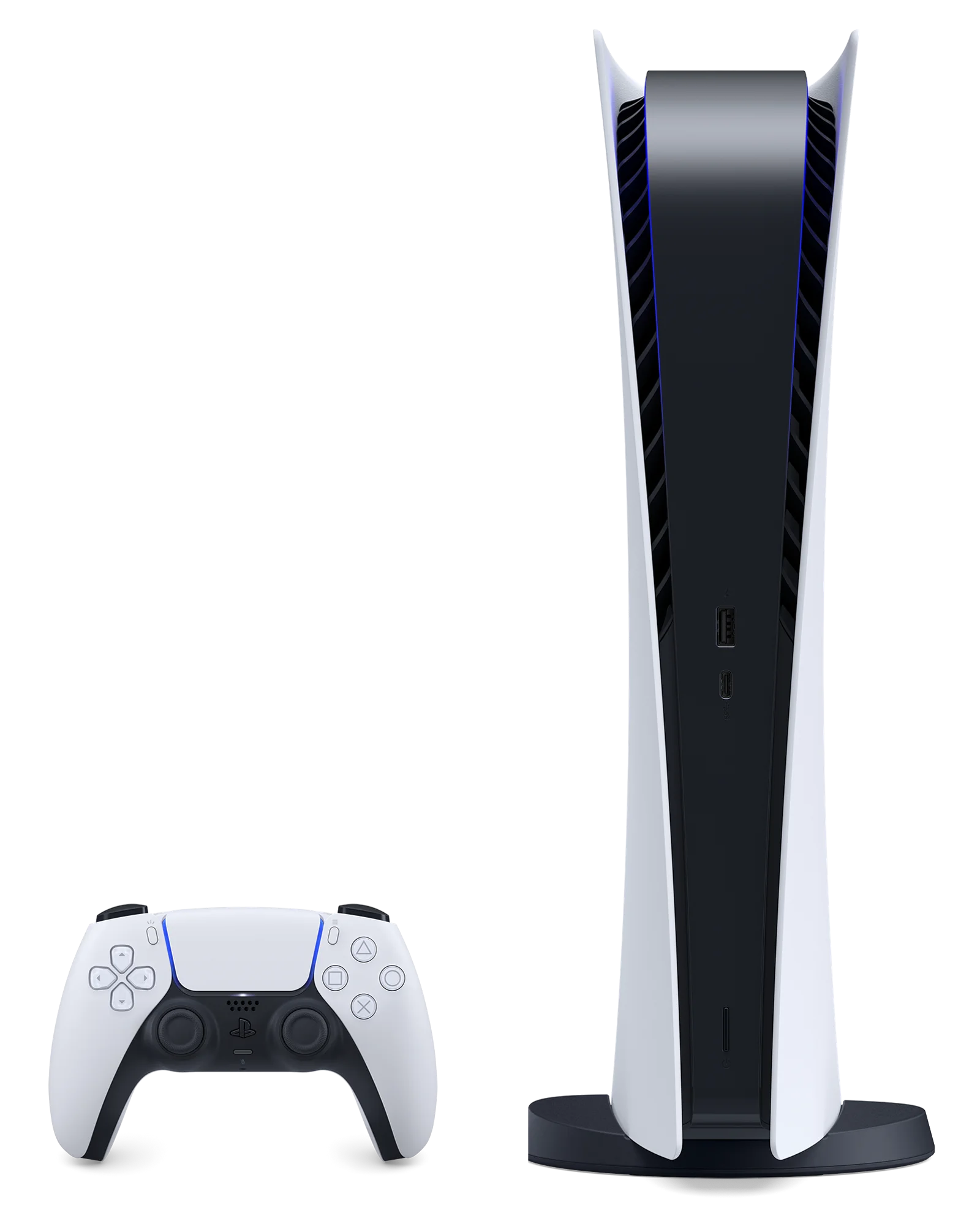 Wireless - With SSD Membership 5 3 - Month Controller 825GB with White Digital Digital All - Version, Plus PS Console PS5 PlayStation
