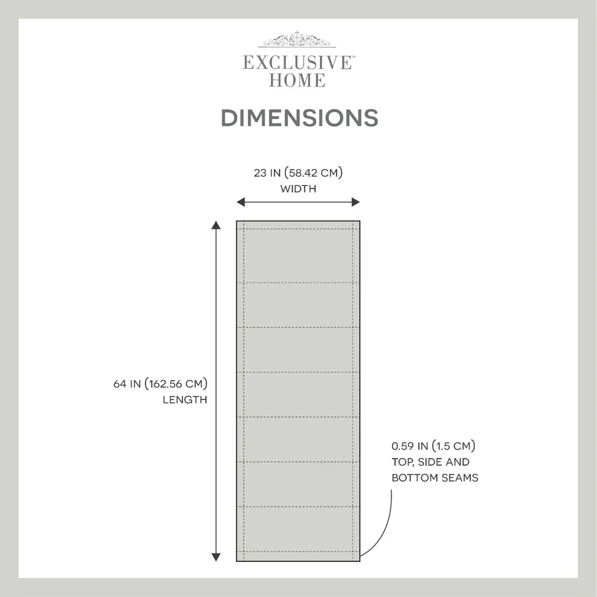 Ricardo Shade, Home Exclusive Blackout Total Roman 23"x64", Grey