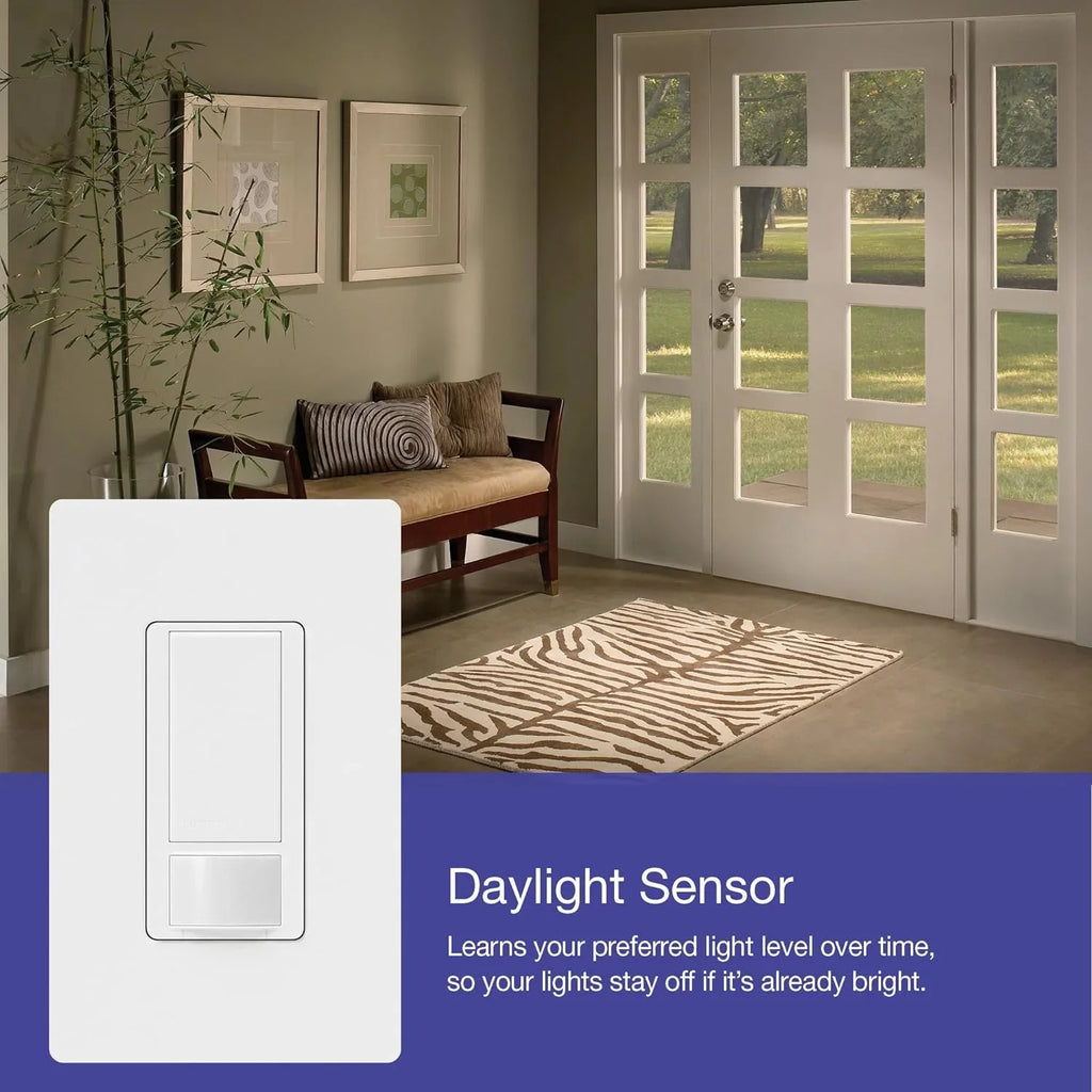 single-pole, neutral white (2-pack), 2a, maestro switch sensor no lutron required, ms-ops2-wh,