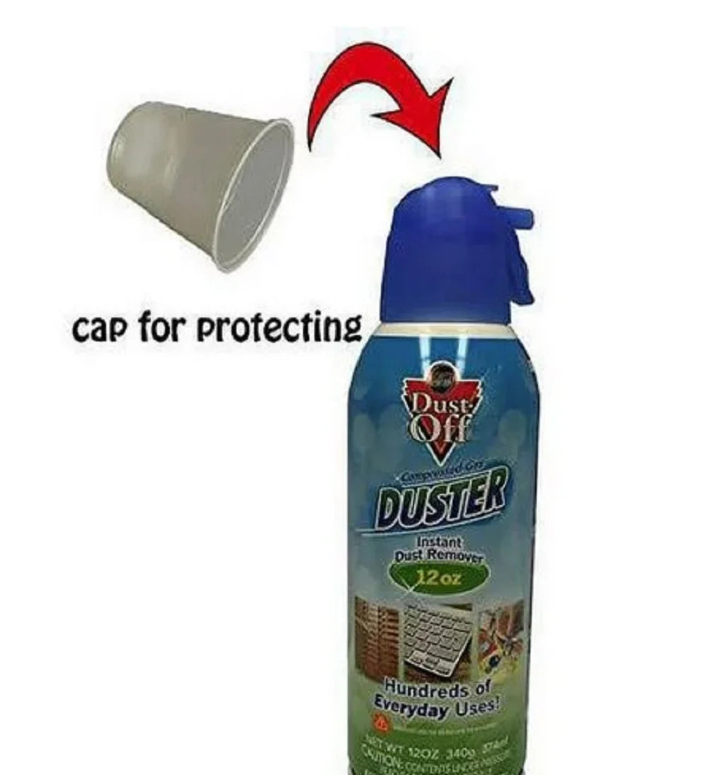 6 Compressed 12 Gas Dust-Off Count Duster, oz,