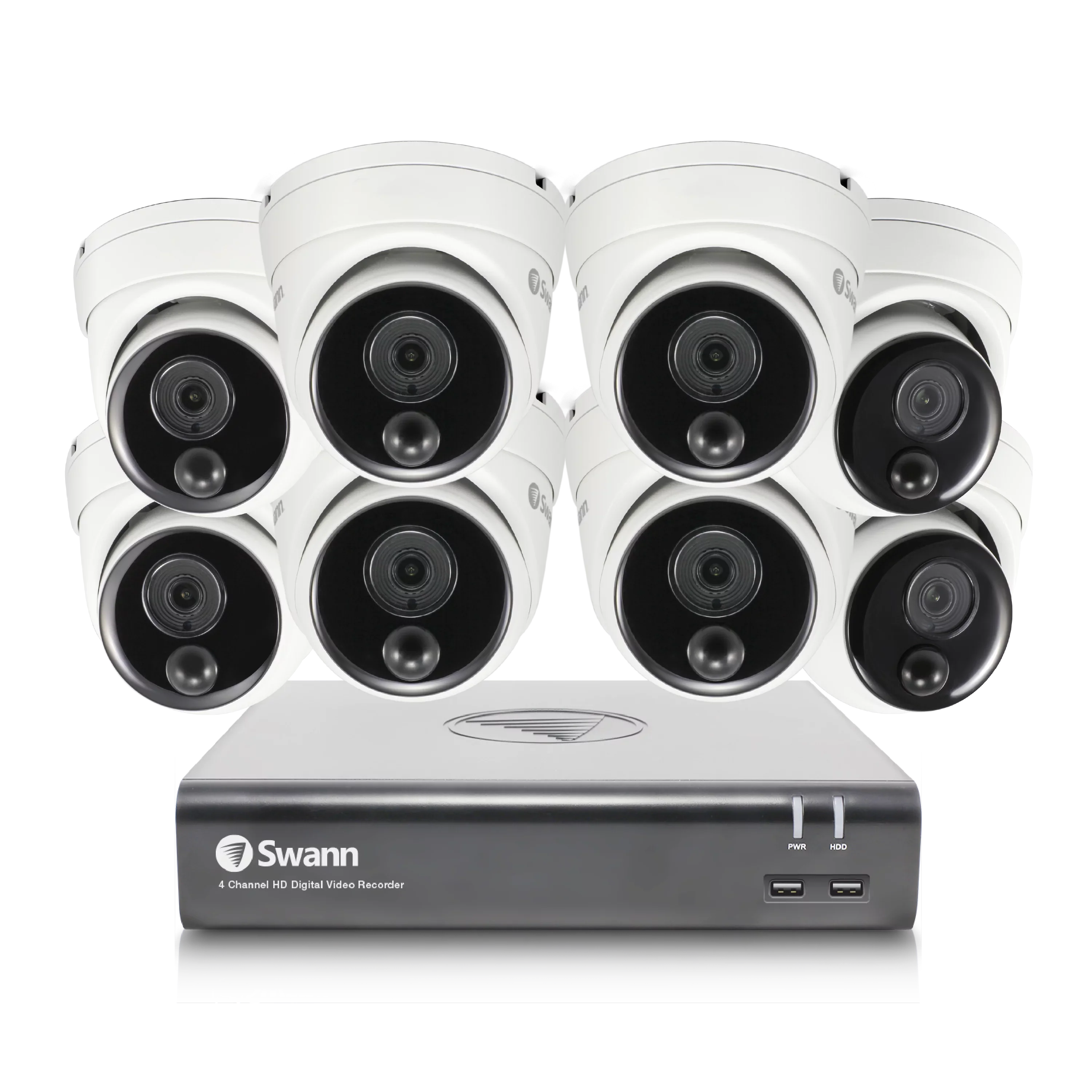 SWDVK-84580V8D 8 Security Channel Camera 8 - DVR Full System Swann 1080p HD