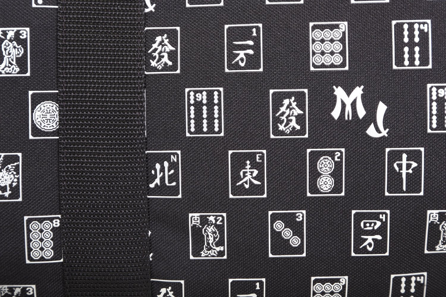 Soft and Silver included) Replacement Direct - wraps Soft bag, tiles, two trays, Case Case, includes matching MJ Designer Black a not Jongg Logo (Replacement and Only racks & Mah bonus pushers