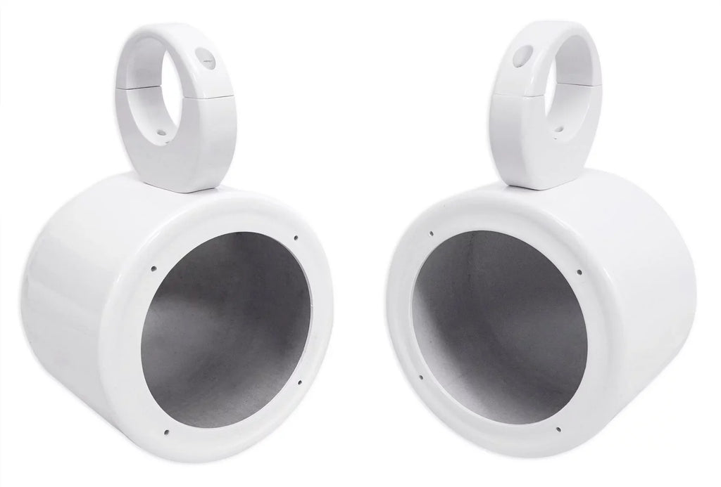 Surface MAC525W 360¡ã Swivel 5.25" White Mount Rockville 2) Pods Speaker Aluminum