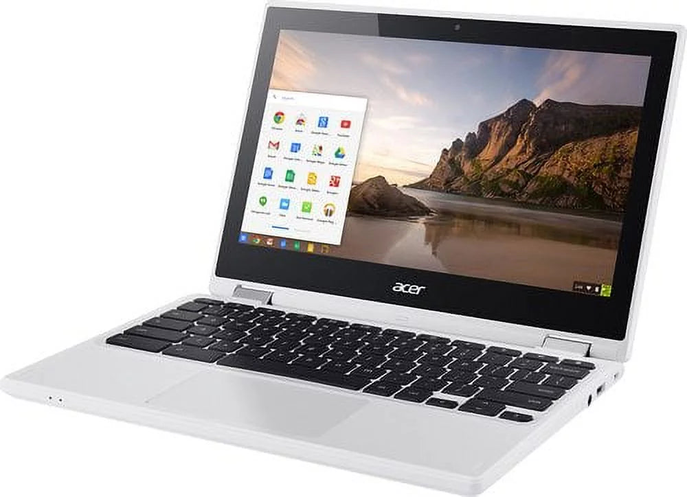 '- Chromebook Intel 16GB - 11 4GB Flash Computer 11.6" Touchscreen Acer Memory Memory - eMMC R - Touch-Screen WhiteLaptop Celeron 2-in-1 - Notebook PC CB5-132T-C8ZW