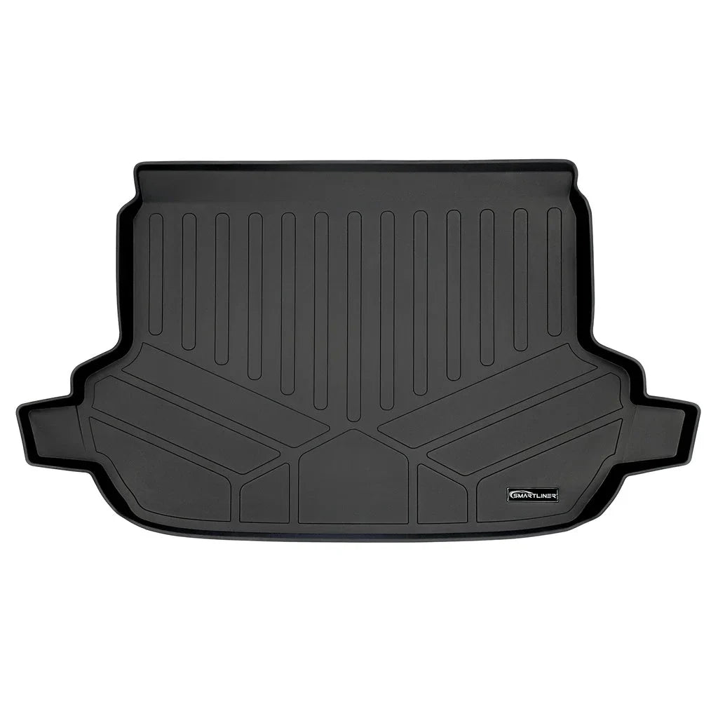Trunk Forester Floor All SMARTLINER Fit Liner 2014-2018 Custom Compatible Subaru Cargo With Weather Mat