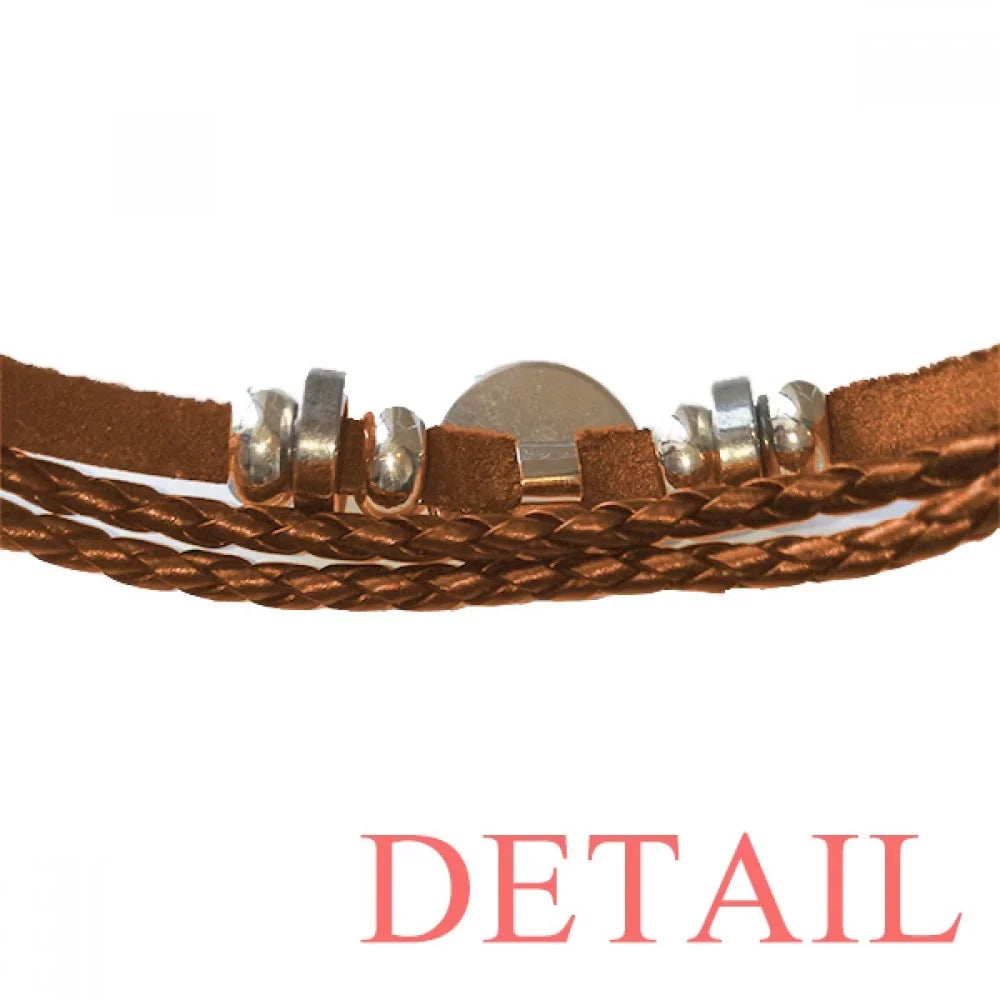Affection Jewelry I Language Ornament Bracelet Dialect You Wristband Leather Creole Love