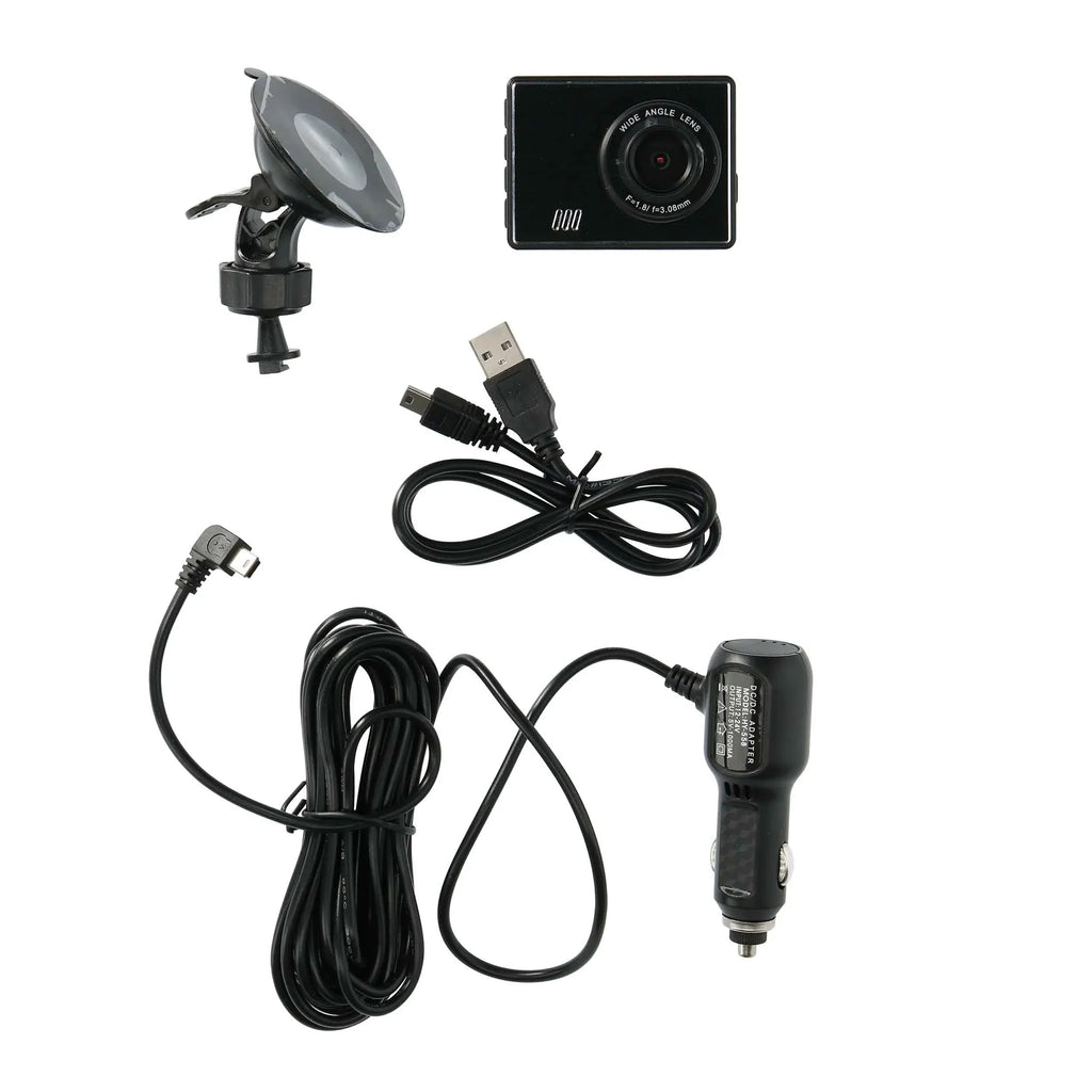 2" 1080P Camera Dash Suction w/ TE-DVR1080 Screen LCD iBeam Mount Windshield