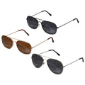 6 Bulk Sunglasses Sunglasses Aviator - Frames - with Wire Pack