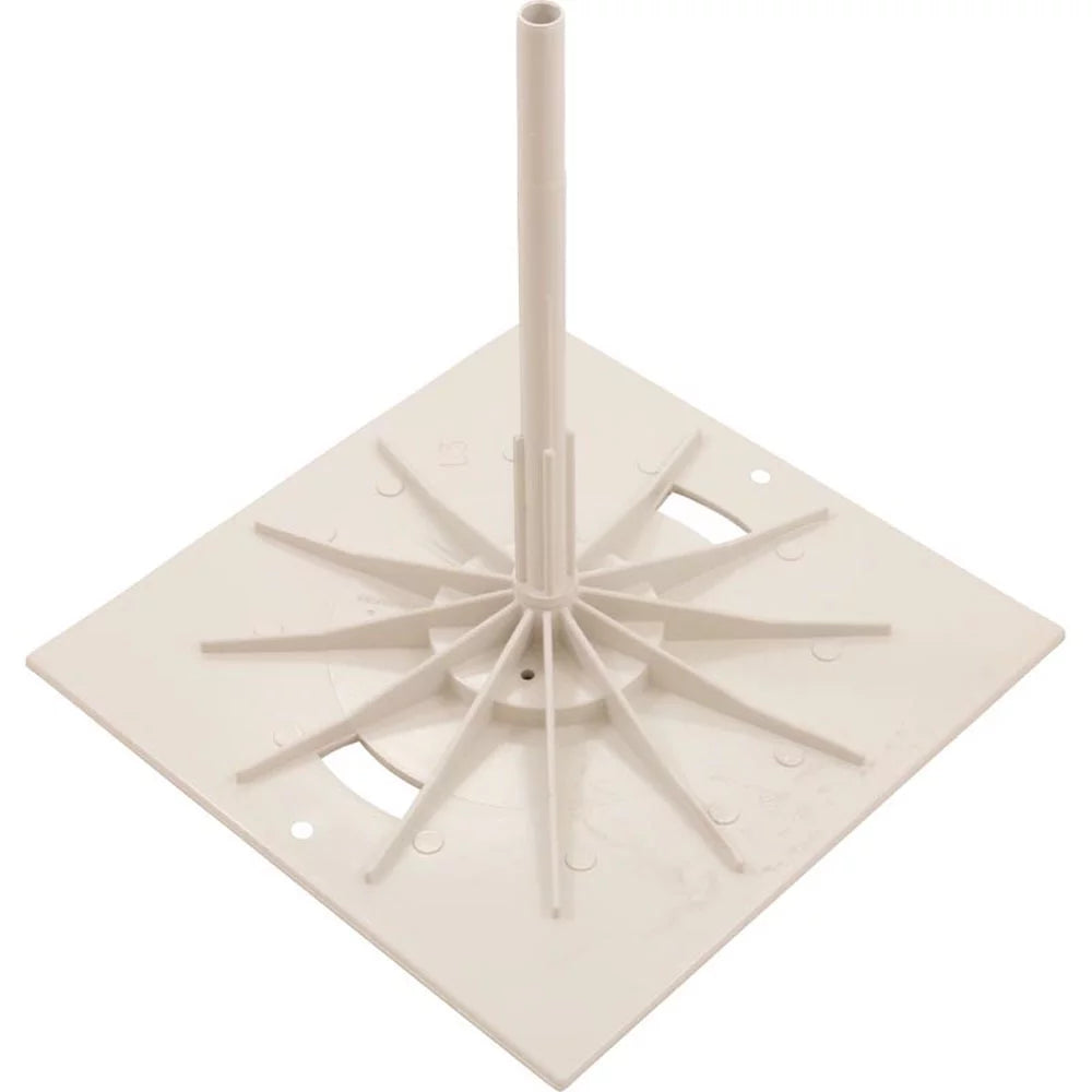 White 9.87" Square - Thermometer L3 Lid with Pentair Skimmer