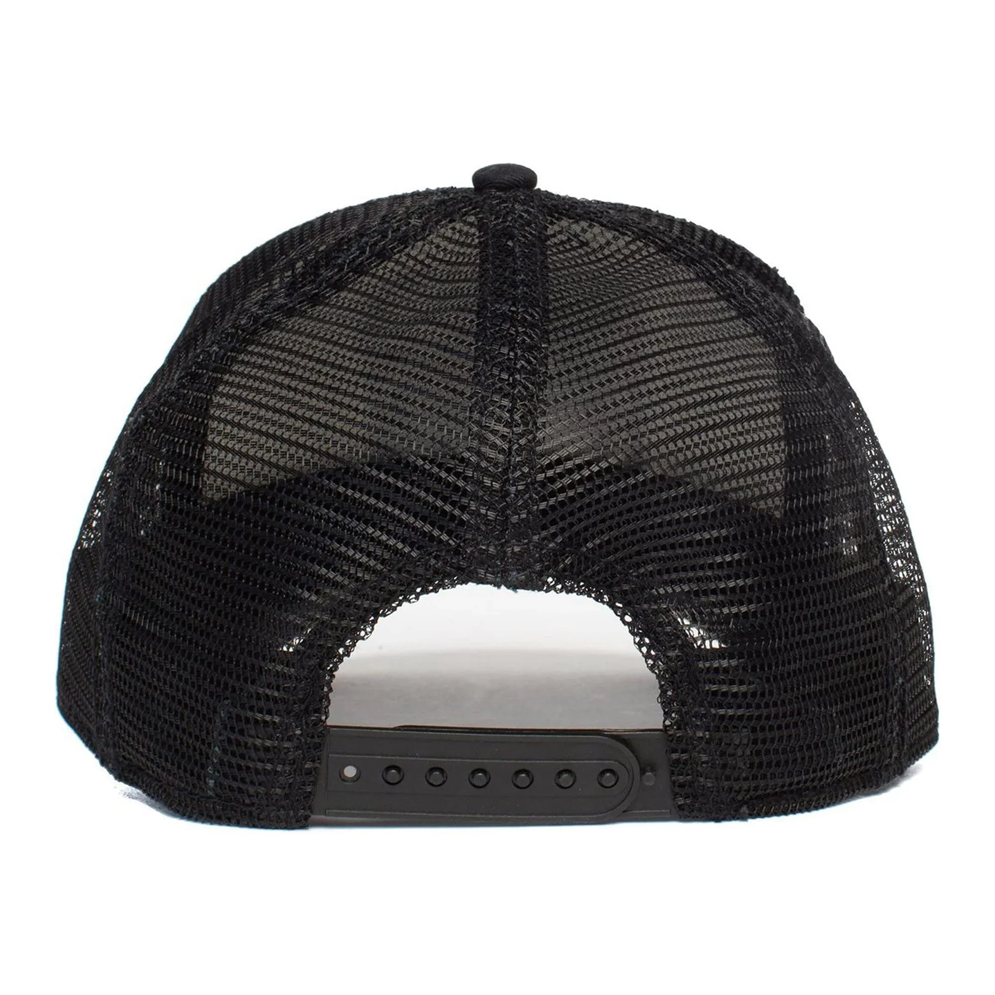 Black Snapback Hat, Unisex The Farm Trucker Original Adjustable Goorin Tiger), (White Bros. One Size
