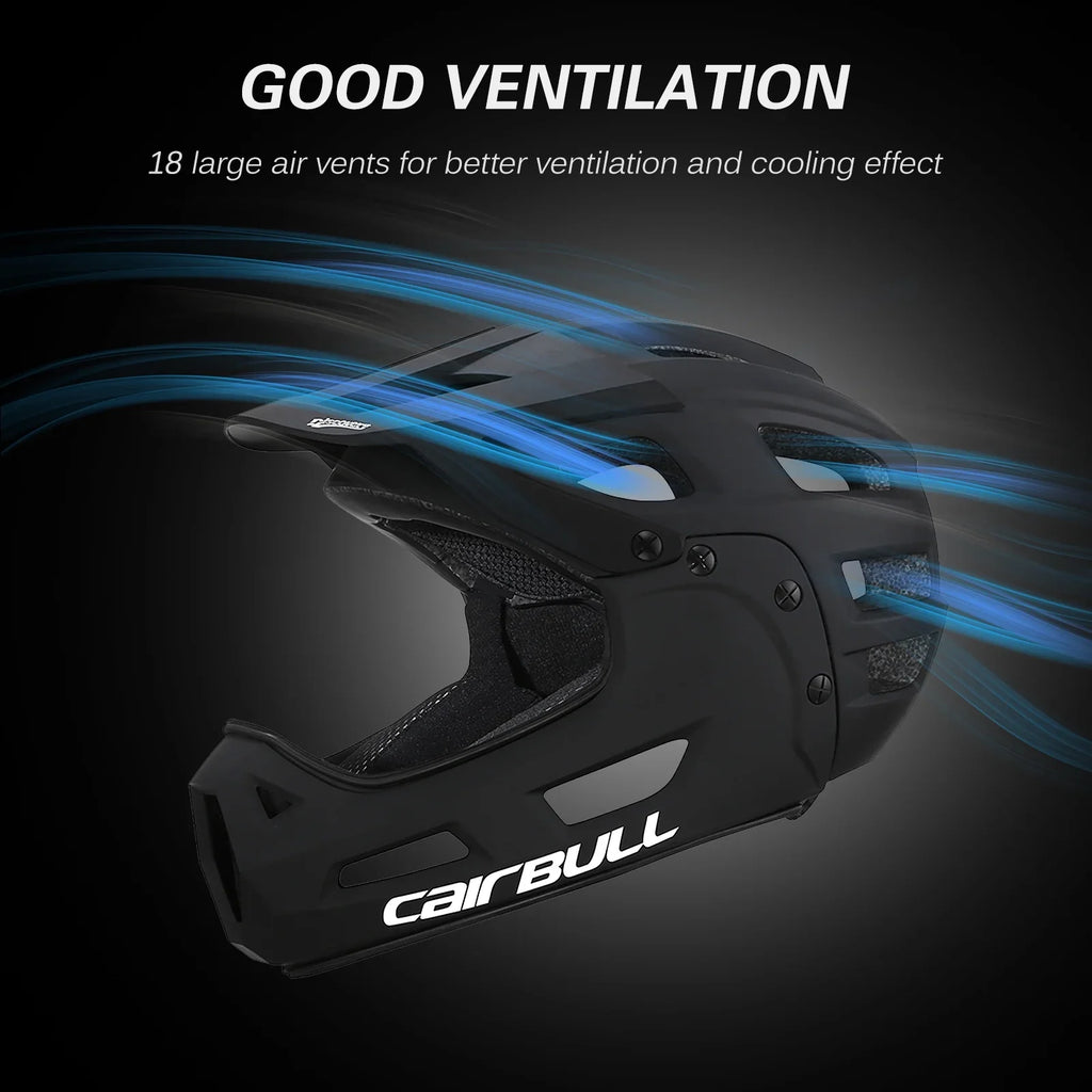 With ,Bike Helmet Helmet Chin And Helmet And Chin Mountain Cycling Visor With