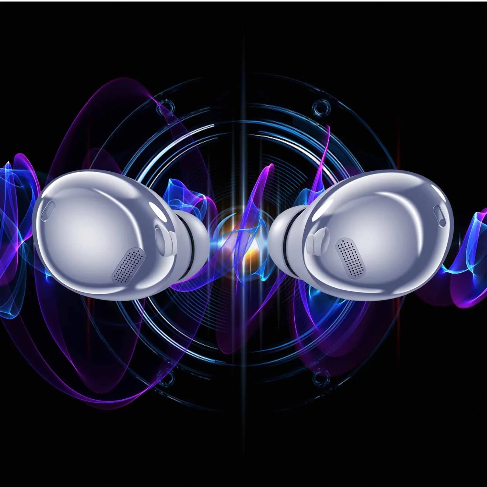 520 True Earbuds HTC Included) Bluetooth Street Noise Wireless Charging Case Desire Pro (Wireless UrbanX Active With Buds Cancelling Purple For