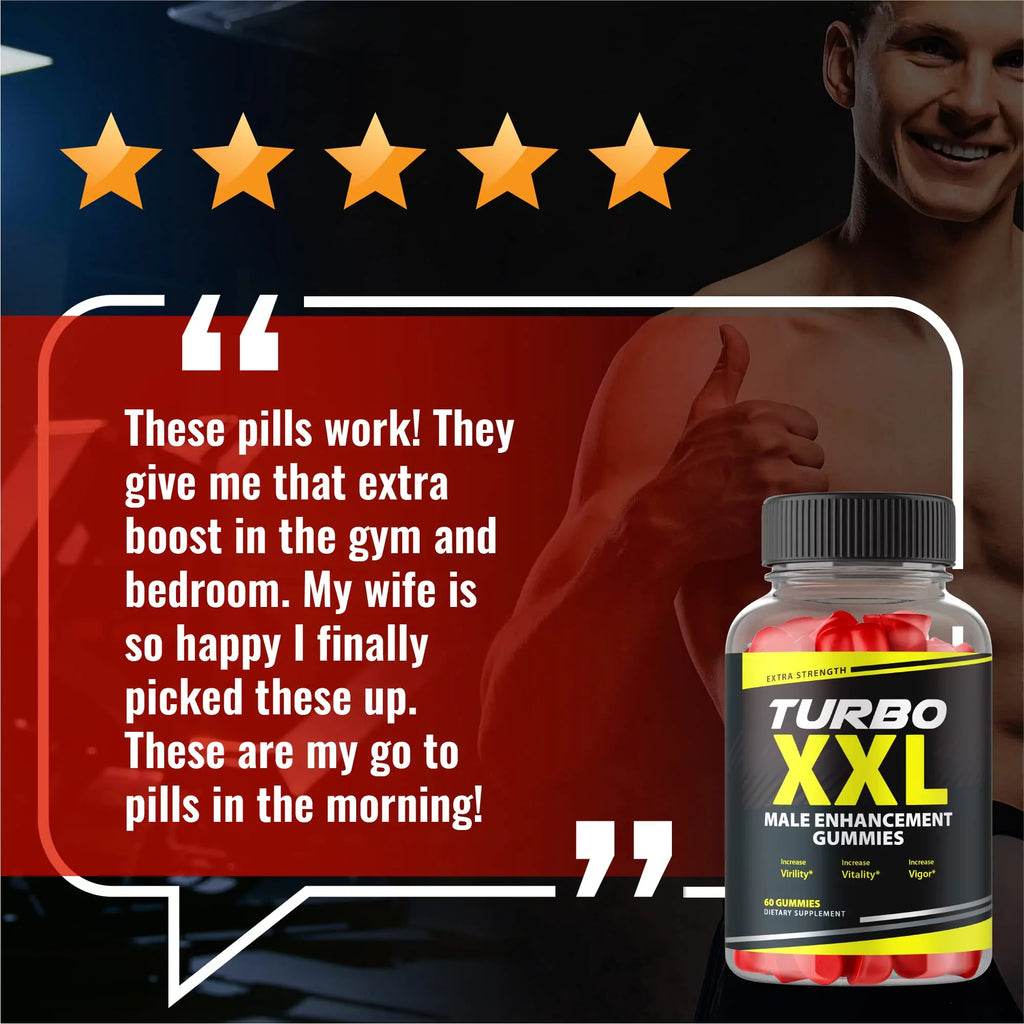 Gummies xxl Formula Gummies) Official (5 (300 Turbo - Pack)