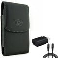 Belt LG Harmony Home Zoom, Plus, Type-C Smart3 - 4 PD USB-C Clip Moto 4 6ft Charger Stylo Lively One w Leather Case for Play Motorola Holster Play Cable Fast 25W Z3 - Z4 Jitterbug Z2