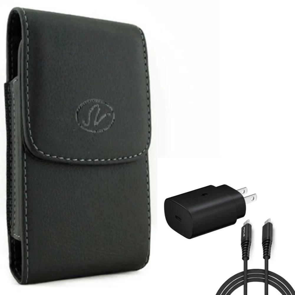 Belt LG Harmony Home Zoom, Plus, Type-C Smart3 - 4 PD USB-C Clip Moto 4 6ft Charger Stylo Lively One w Leather Case for Play Motorola Holster Play Cable Fast 25W Z3 - Z4 Jitterbug Z2