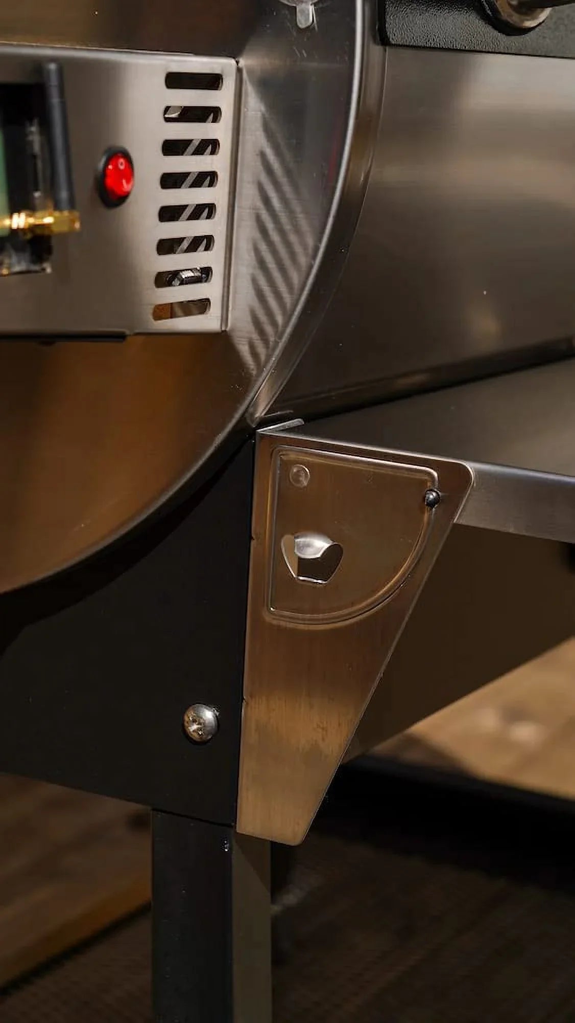 Front-Folding Add and Dishes Prep for Pellet Shelf Grill Your Wood | To More Pellet Work Grill Space