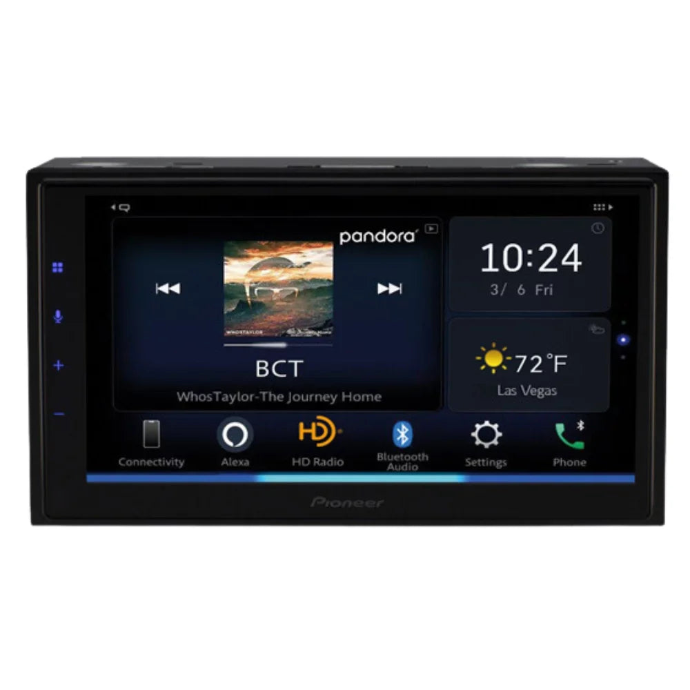 Camera DMH-W4660NEX Pioneer Receiver Multimedia New w/ & Bluetooth Backup 6.8"