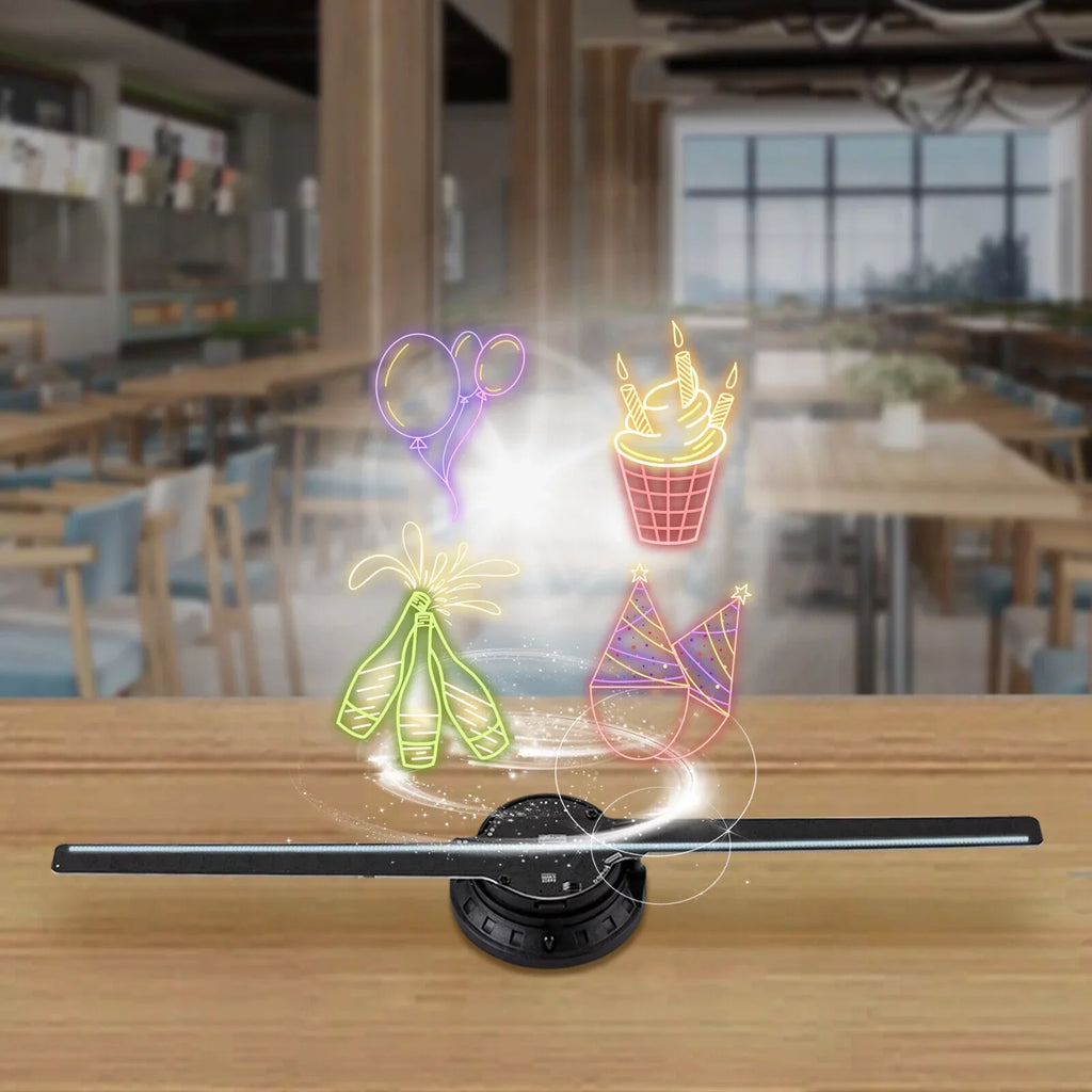 Club MIDUO Effect Cafe 3D Bar Fan Decor Projector Hologram