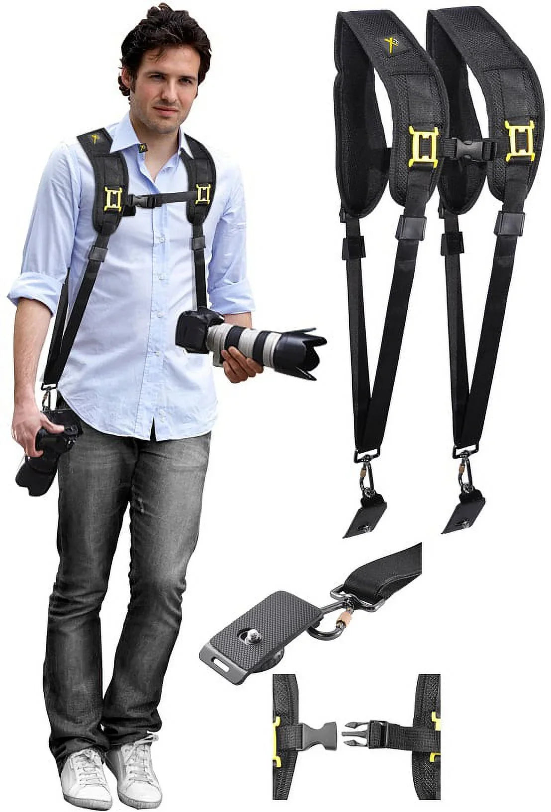 Dual Alpha Quick Strap Sony Shoulder for with a6400 Neck ILCE-6400 Release