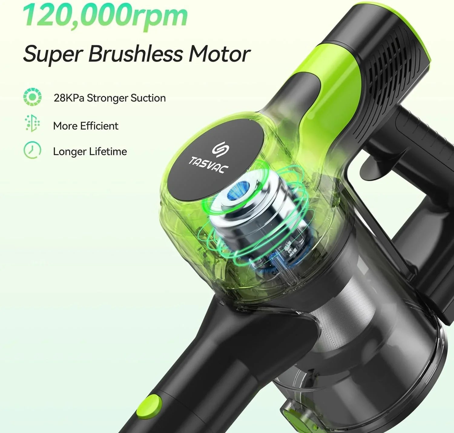 2200m-A-h Home Stick to Vacuum Carpet Vacuum for Pet Floor 6-in-1 Rechargeable and Cleaner, Vacuum, Up Powerful Hair Mins, Cleaner Vacuum Vacuum Cordless 28KPa Battery 45 Lightweight Cordless
