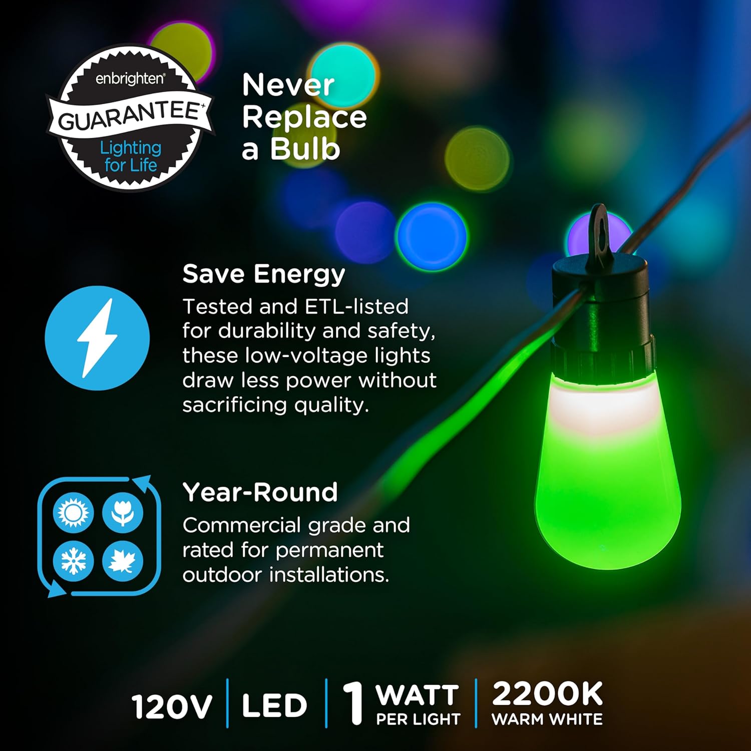 Dimmable Lights, RGB Outdoor Color Weatherproof, String String 30 Wi-Fi MINGFENG Lights, Lightweight Smart LED App 96 Customizable, Lights, Control, Patio Changing 79617 ft,