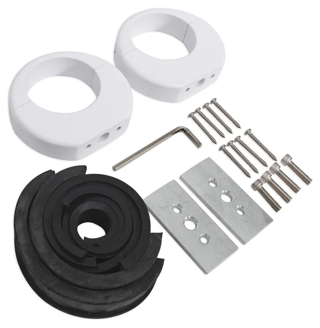 Surface MAC525W 360¡ã Swivel 5.25" White Mount Rockville 2) Pods Speaker Aluminum