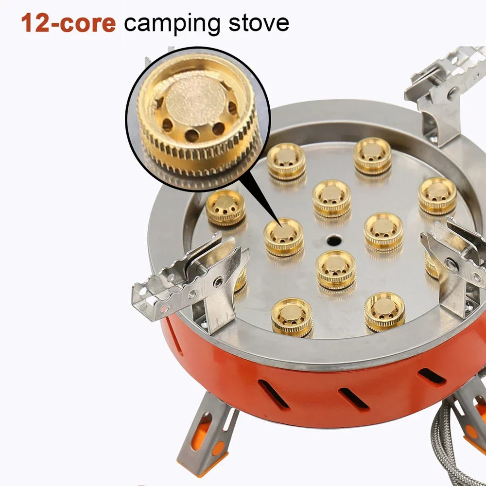 Windproof ZYZY High-Power Camping - for Furnace Gases Camping Stove 12-Core and Outdoor Stove,